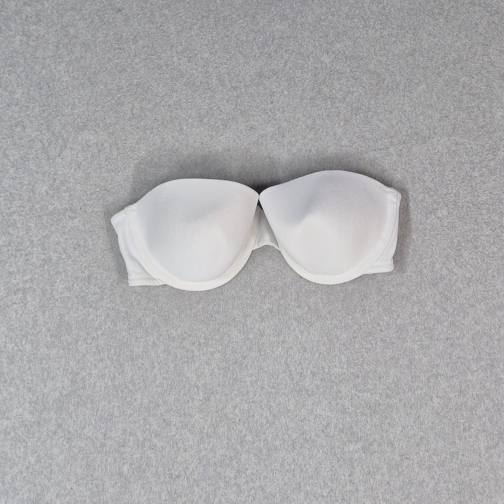 Victoria's Secret Women Bra 34D White T Shirt Underwired Strap READ